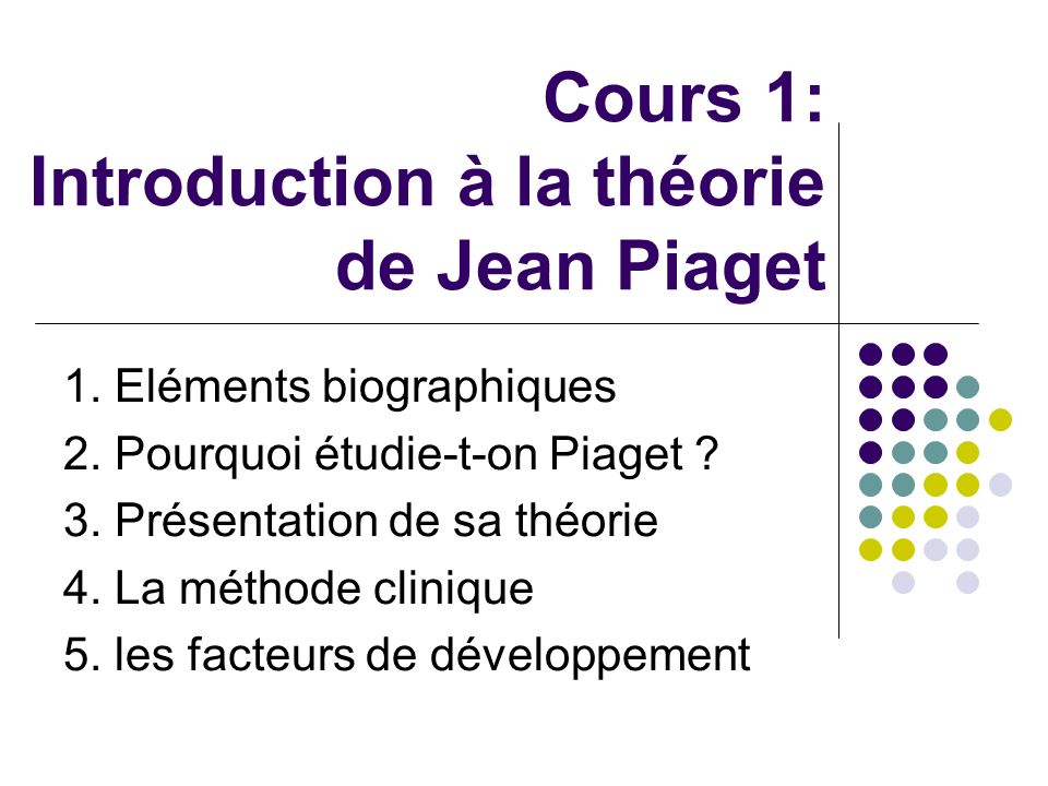 Psychologie du d veloppement Licence 2 me ann e